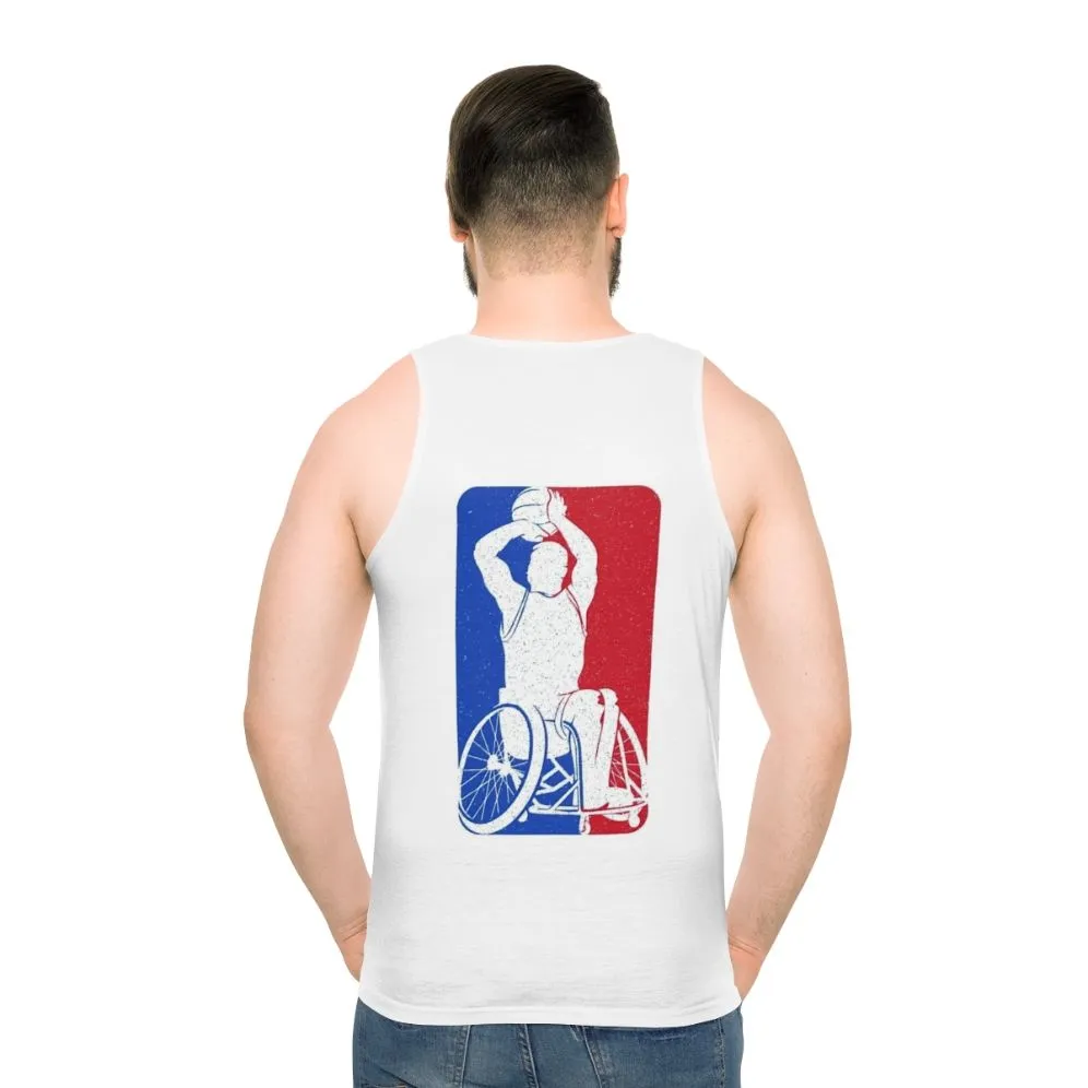 Adaptive Wheelchair Basketball Unisex Sports Tank Top