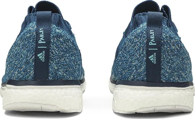 Adidas Parley x Adizero Boost Primeknit 'Blue Night' Sneakers, Blue