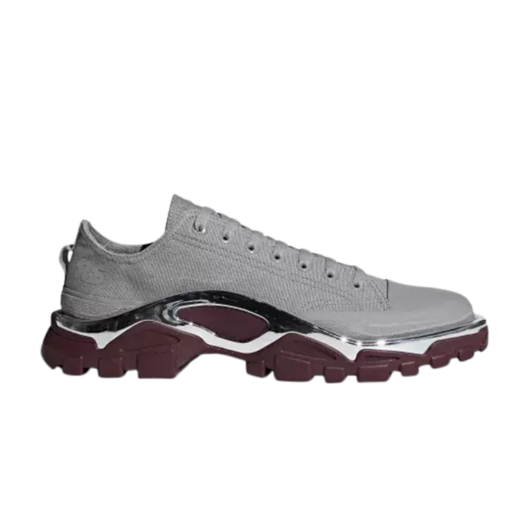 Adidas Raf Simons x Detroit Runner 'Grey Maroon' sneakers, gray