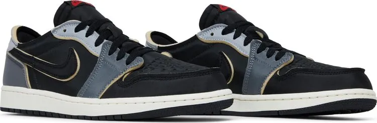 Air Jordan 1 Retro Low OG EX Dark Smoke Grey, black
