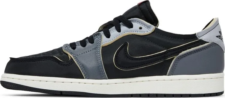 Air Jordan 1 Retro Low OG EX Dark Smoke Grey, black