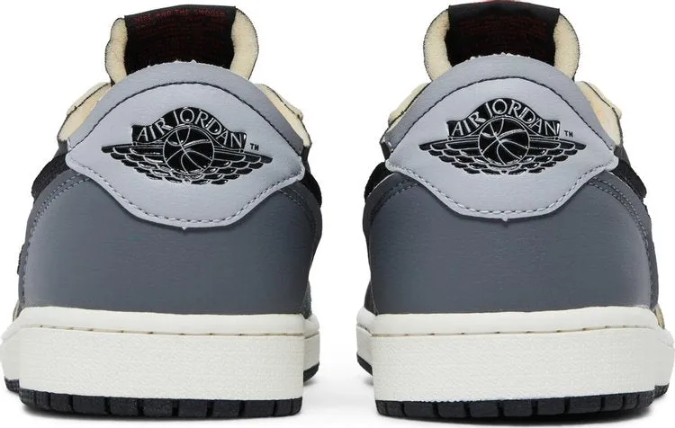 Air Jordan 1 Retro Low OG EX Dark Smoke Grey, black