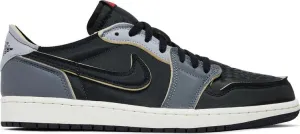 Air Jordan 1 Retro Low OG EX Dark Smoke Grey, black