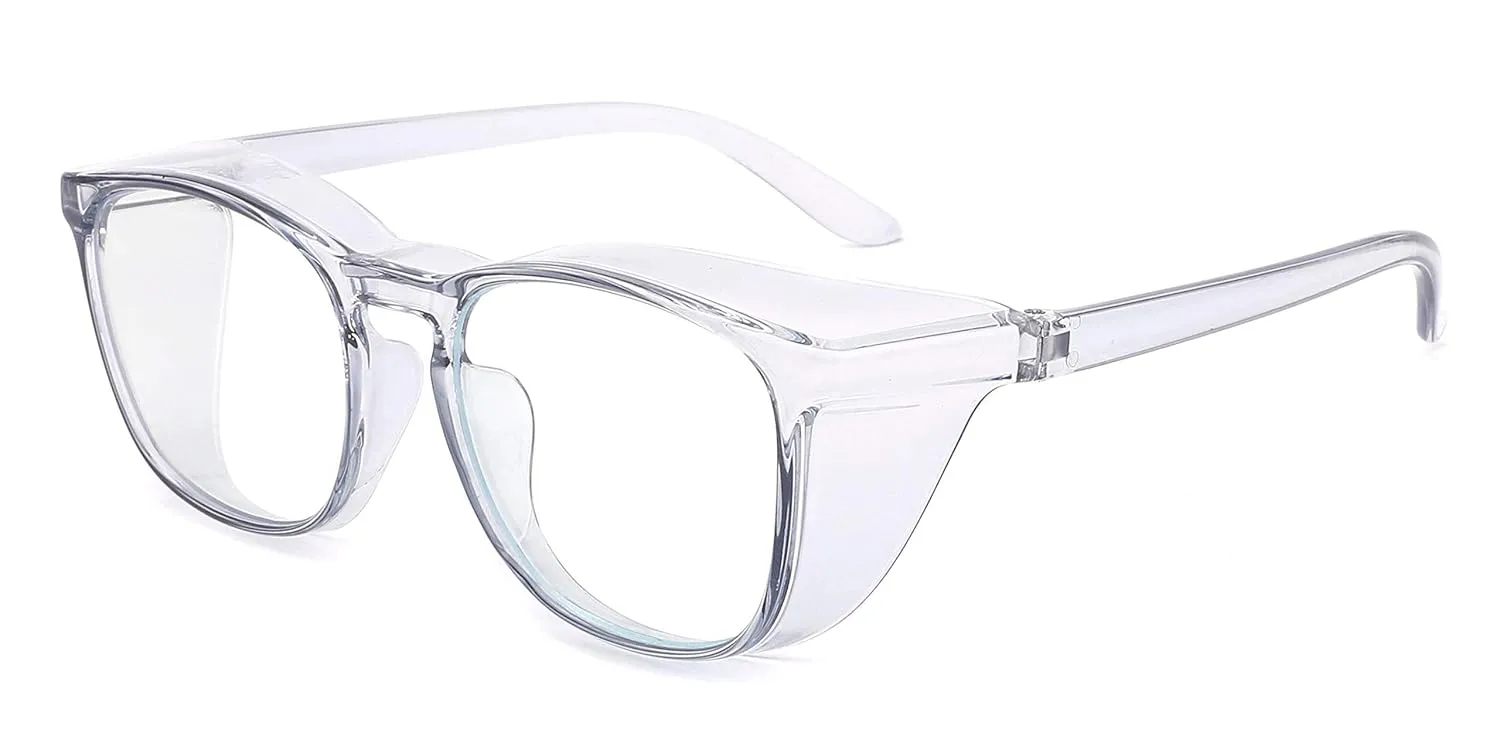 Alsenor Safety Glasses Anti Fog Goggles Protective Eyewear Blue Light Blocking Anti Dust UV Protection Glasses For Men Women (Blue)