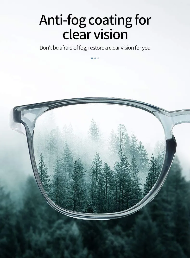 Alsenor Safety Glasses Anti Fog Goggles Protective Eyewear Blue Light Blocking Anti Dust UV Protection Glasses For Men Women (Blue)