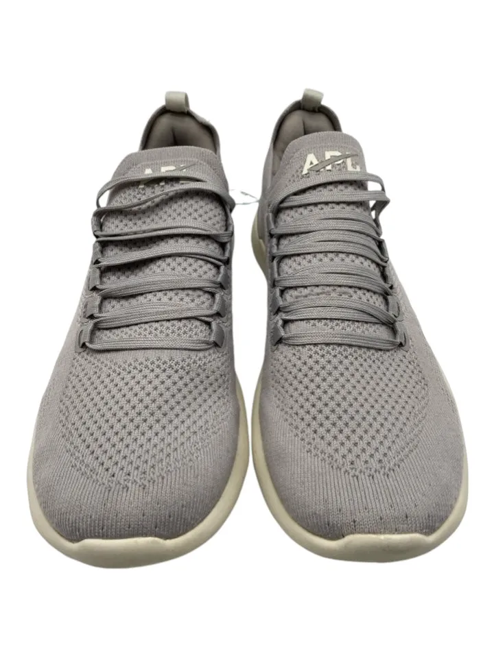 APL Shoe Size 8.5 Light Gray Synthetic Sneakers