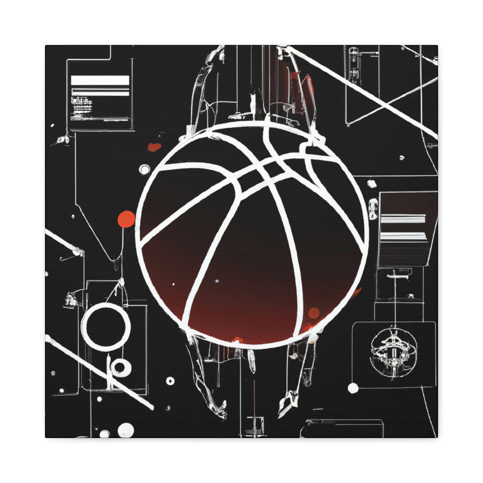 Ballin' In a Digital Age Canvas Print