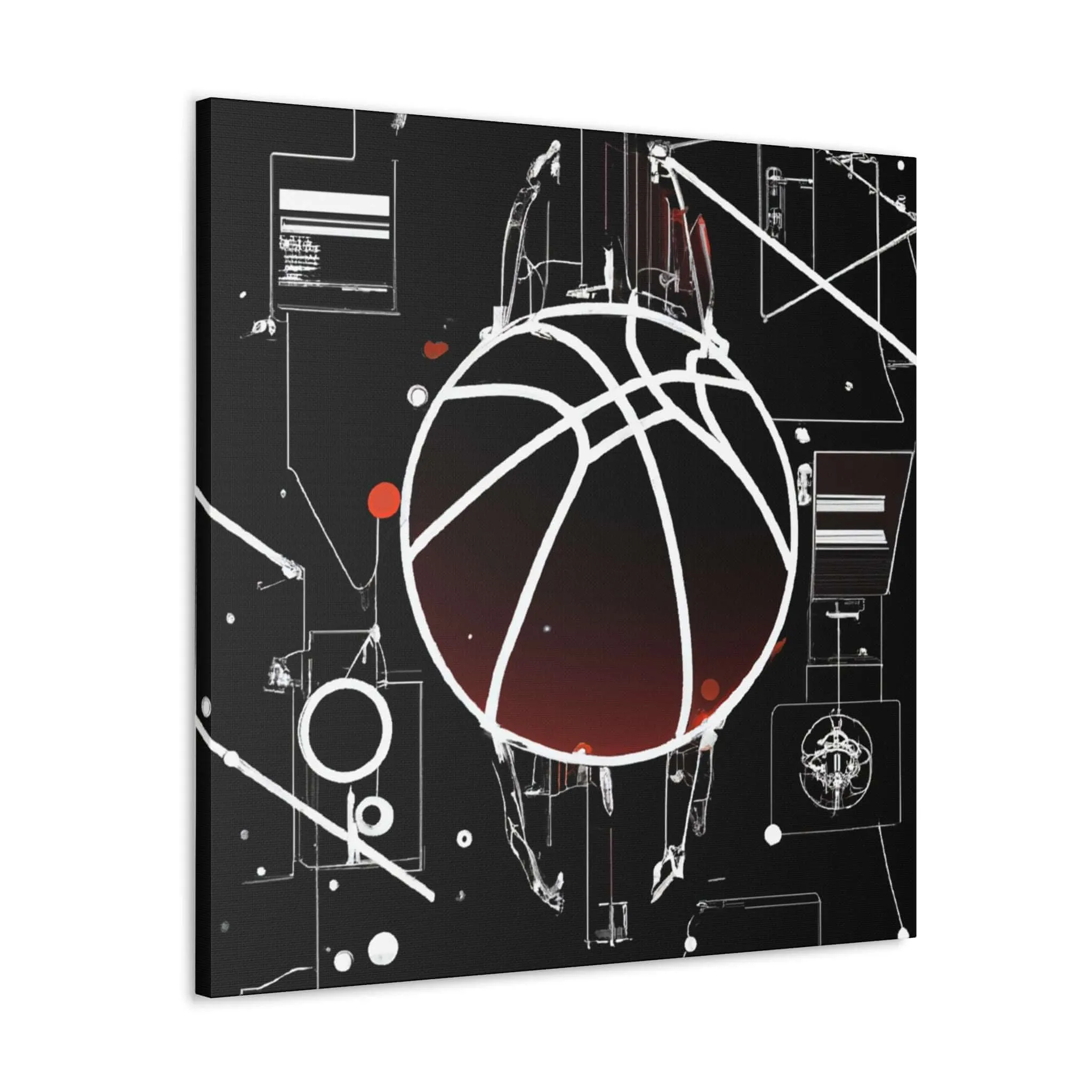 Ballin' In a Digital Age Canvas Print