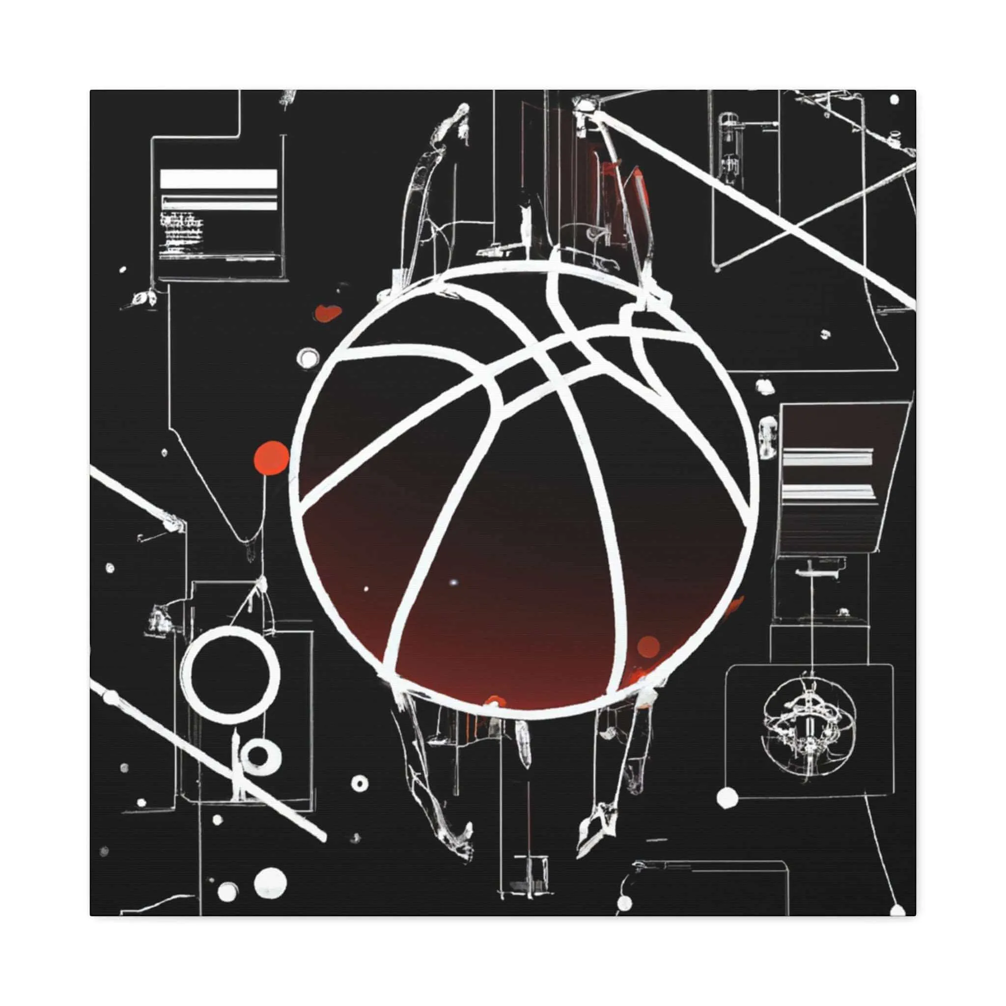 Ballin' In a Digital Age Canvas Print