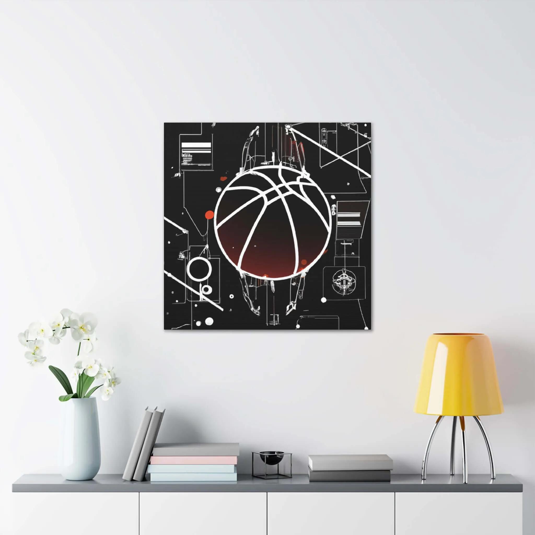 Ballin' In a Digital Age Canvas Print