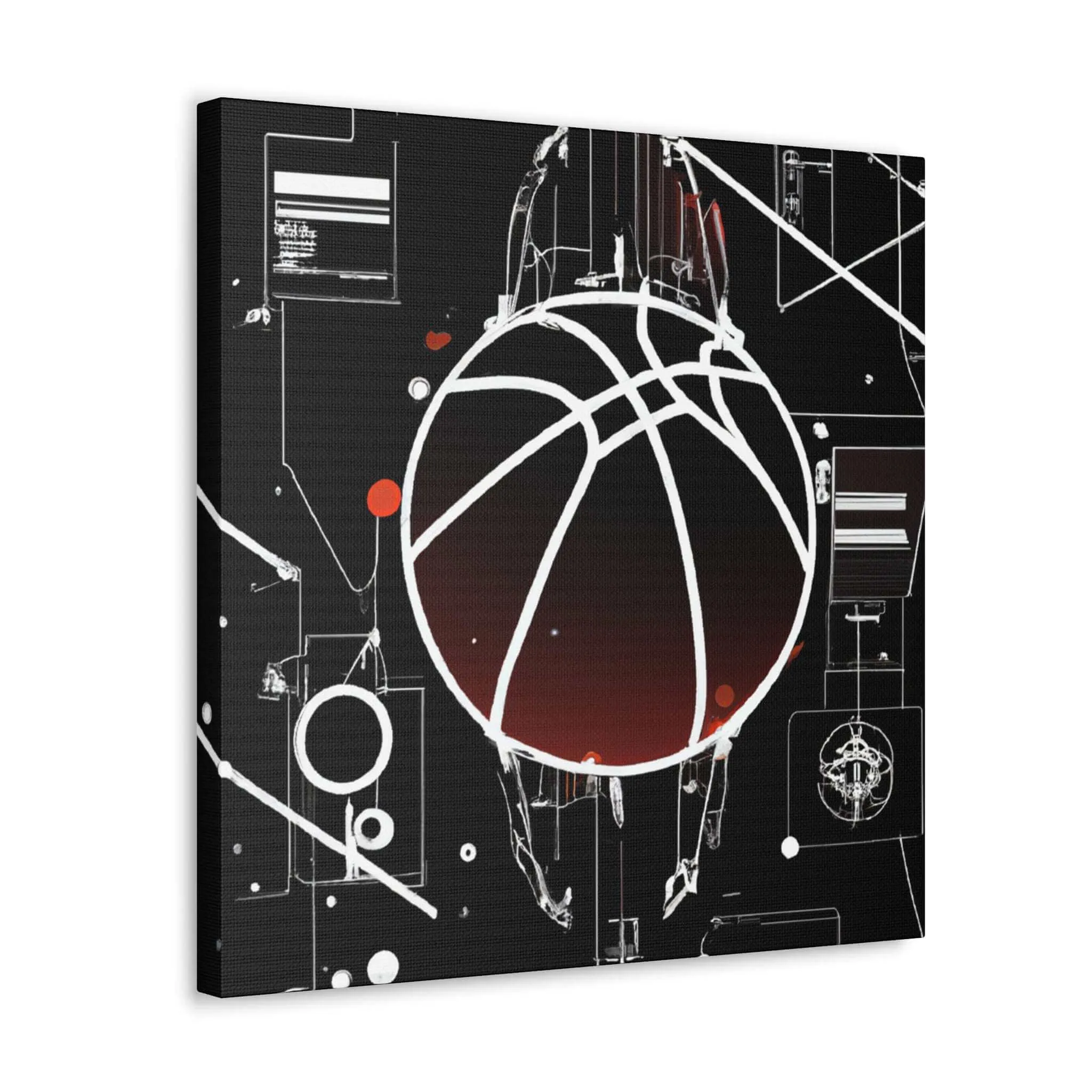 Ballin' In a Digital Age Canvas Print