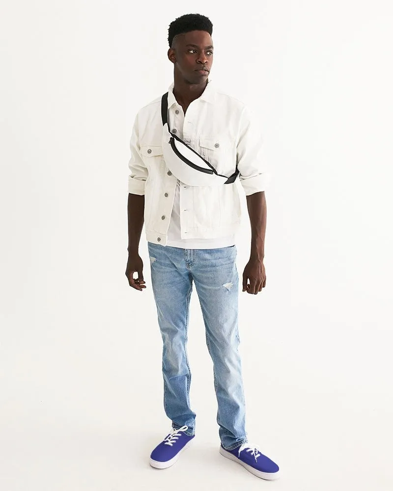 Bright Blue Men's Canvas Sneakers | Men's | Bright Pure Blue | C100M100Y0K0