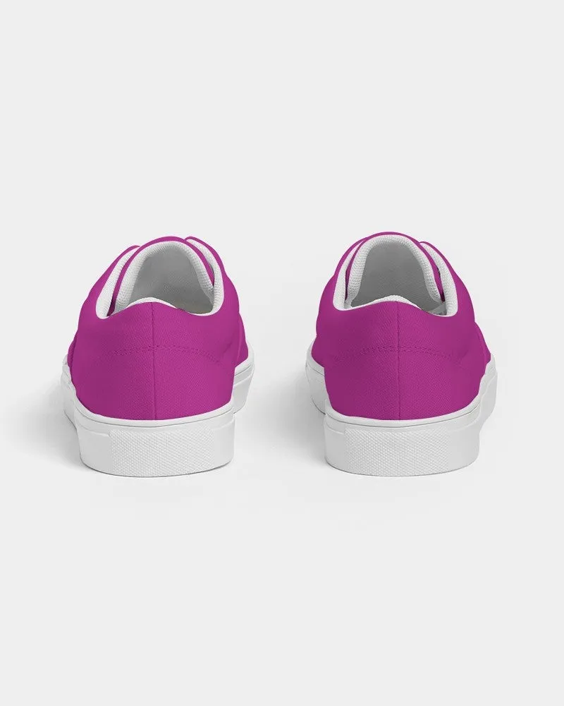Bright Magenta Purple Men's Canvas Sneakers | Men's | Bright Pure Magenta Purple | C25M100Y0K0