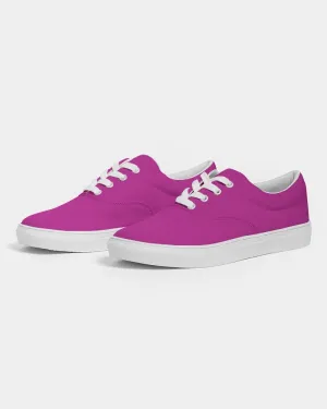 Bright Magenta Purple Men's Canvas Sneakers | Men's | Bright Pure Magenta Purple | C25M100Y0K0