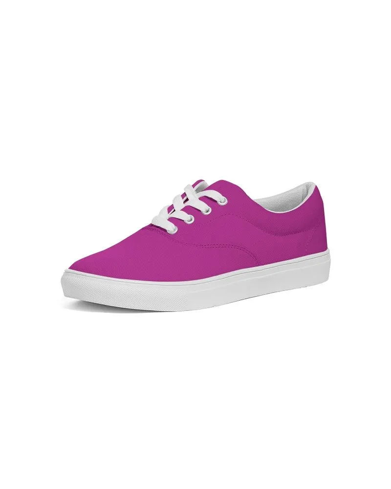 Bright Magenta Purple Men's Canvas Sneakers | Men's | Bright Pure Magenta Purple | C25M100Y0K0