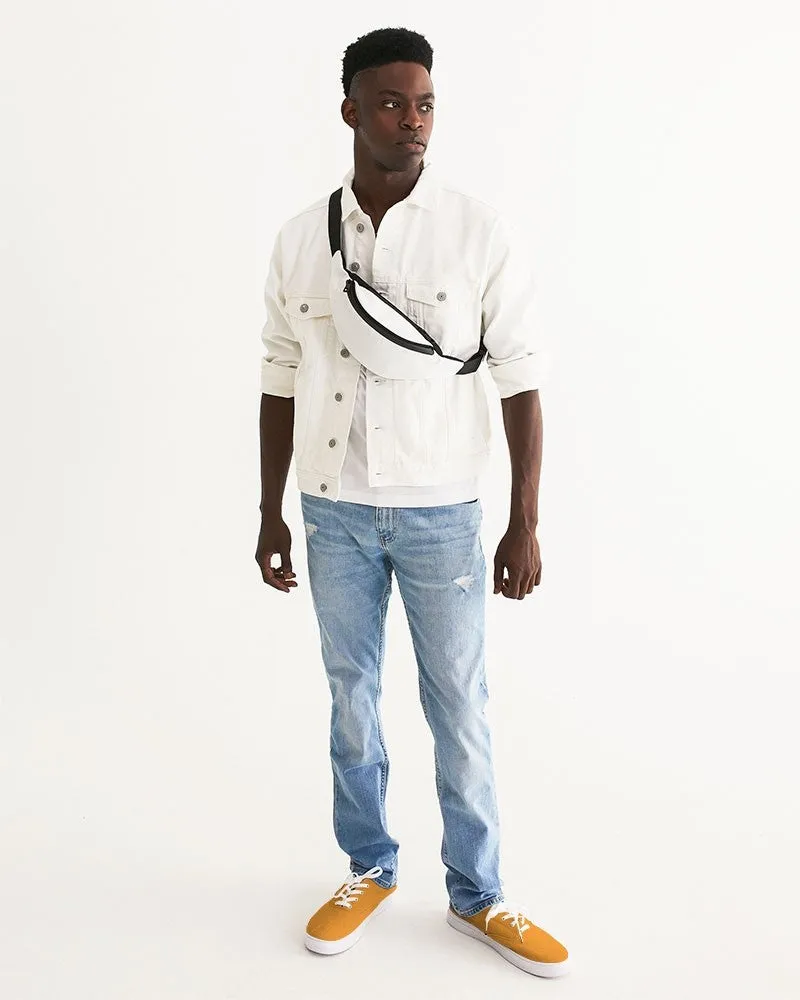 Bright Orange Men's Canvas Sneakers | Men's | Bright Pure Orange | C0M50Y100K0