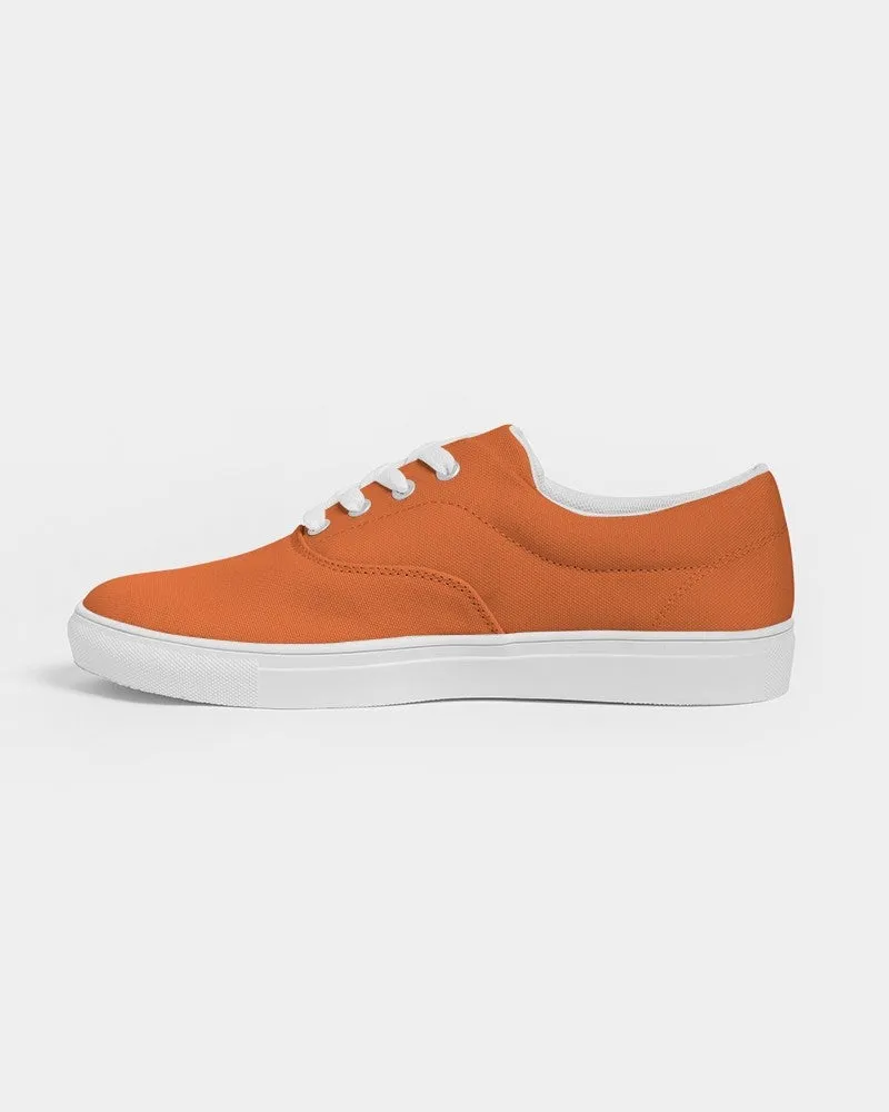 Bright Orange Men's Canvas Sneakers | Men's | Bright Pure Orange | C0M75Y100K0