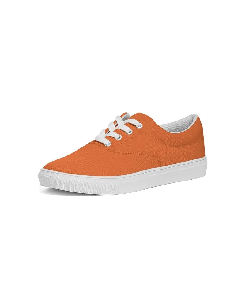 Bright Orange Men's Canvas Sneakers | Men's | Bright Pure Orange | C0M75Y100K0