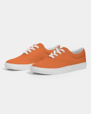 Bright Orange Men's Canvas Sneakers | Men's | Bright Pure Orange | C0M75Y100K0