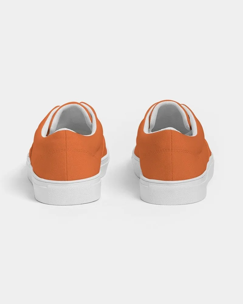 Bright Orange Men's Canvas Sneakers | Men's | Bright Pure Orange | C0M75Y100K0