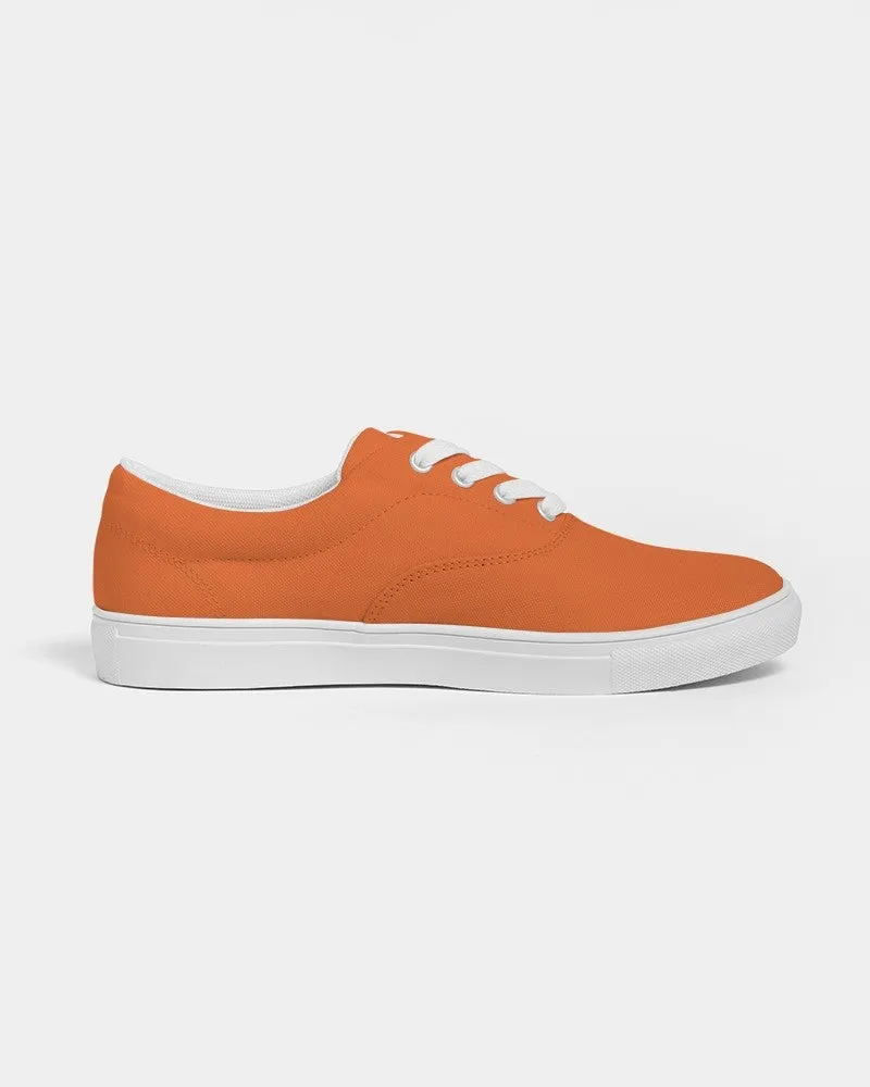 Bright Orange Men's Canvas Sneakers | Men's | Bright Pure Orange | C0M75Y100K0