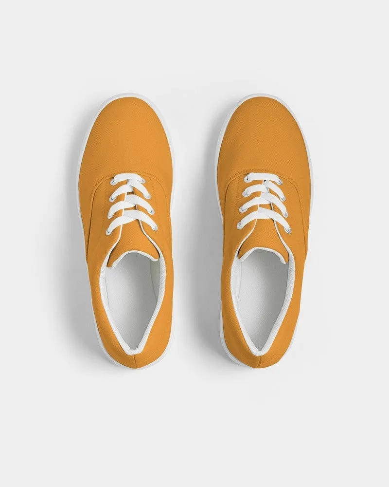 Bright Orange Women's Canvas Sneakers | Women's | Bright Pure Orange | C0M50Y100K0