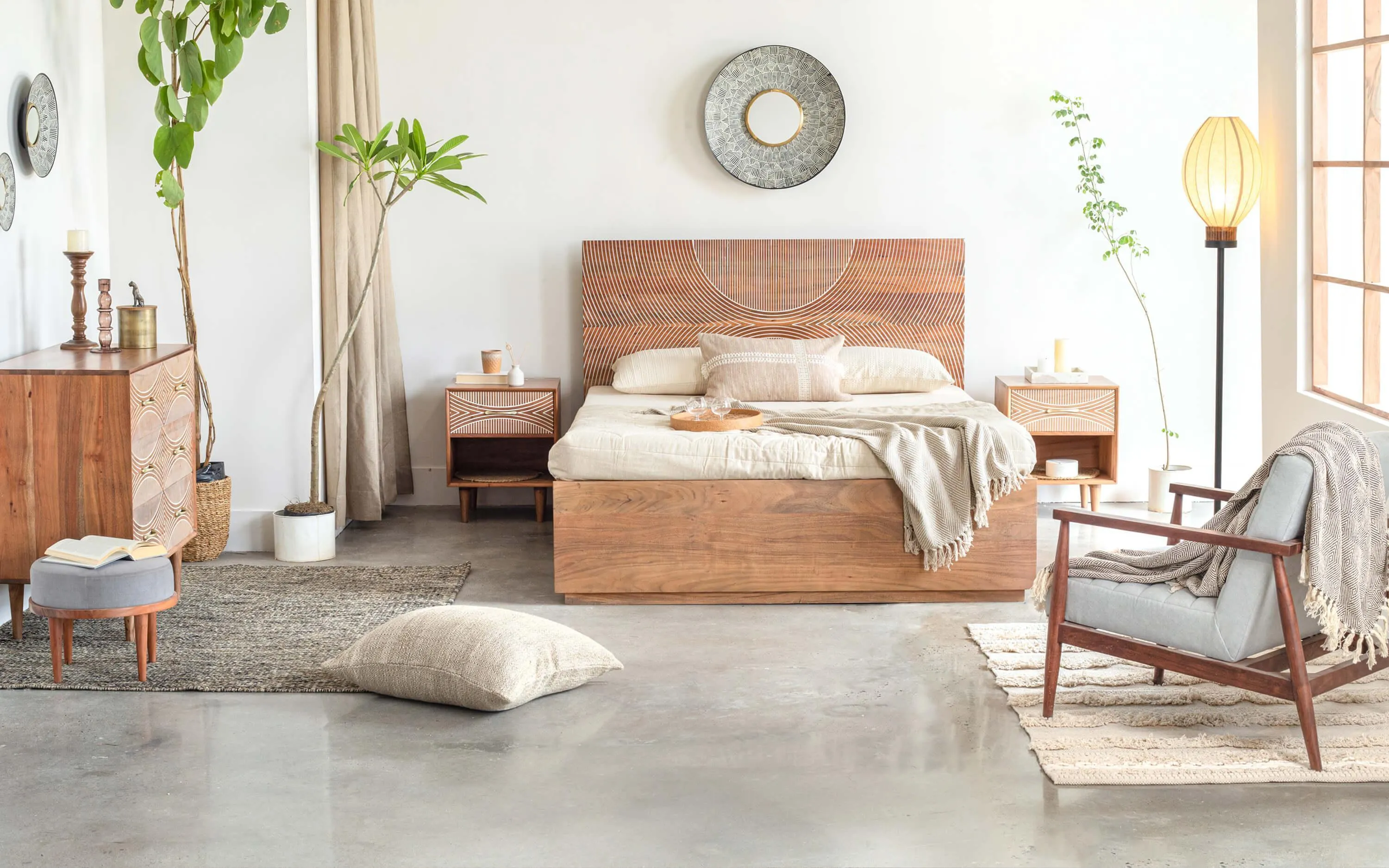 Bunka Modern Designed Hydraulic Bed | Wooden Storage Bed For Bedroom