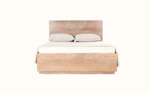 Bunka Modern Designed Hydraulic Bed | Wooden Storage Bed For Bedroom
