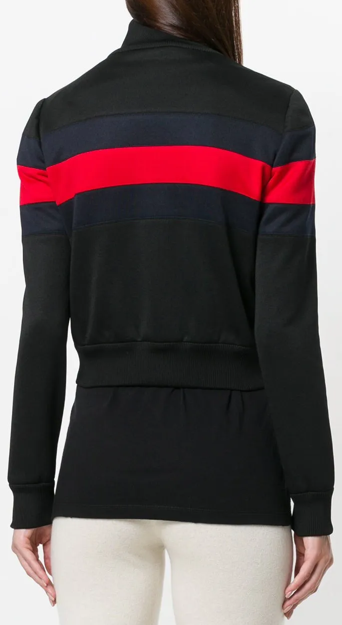 Crystal-Embellished Technical Jersey Jacket