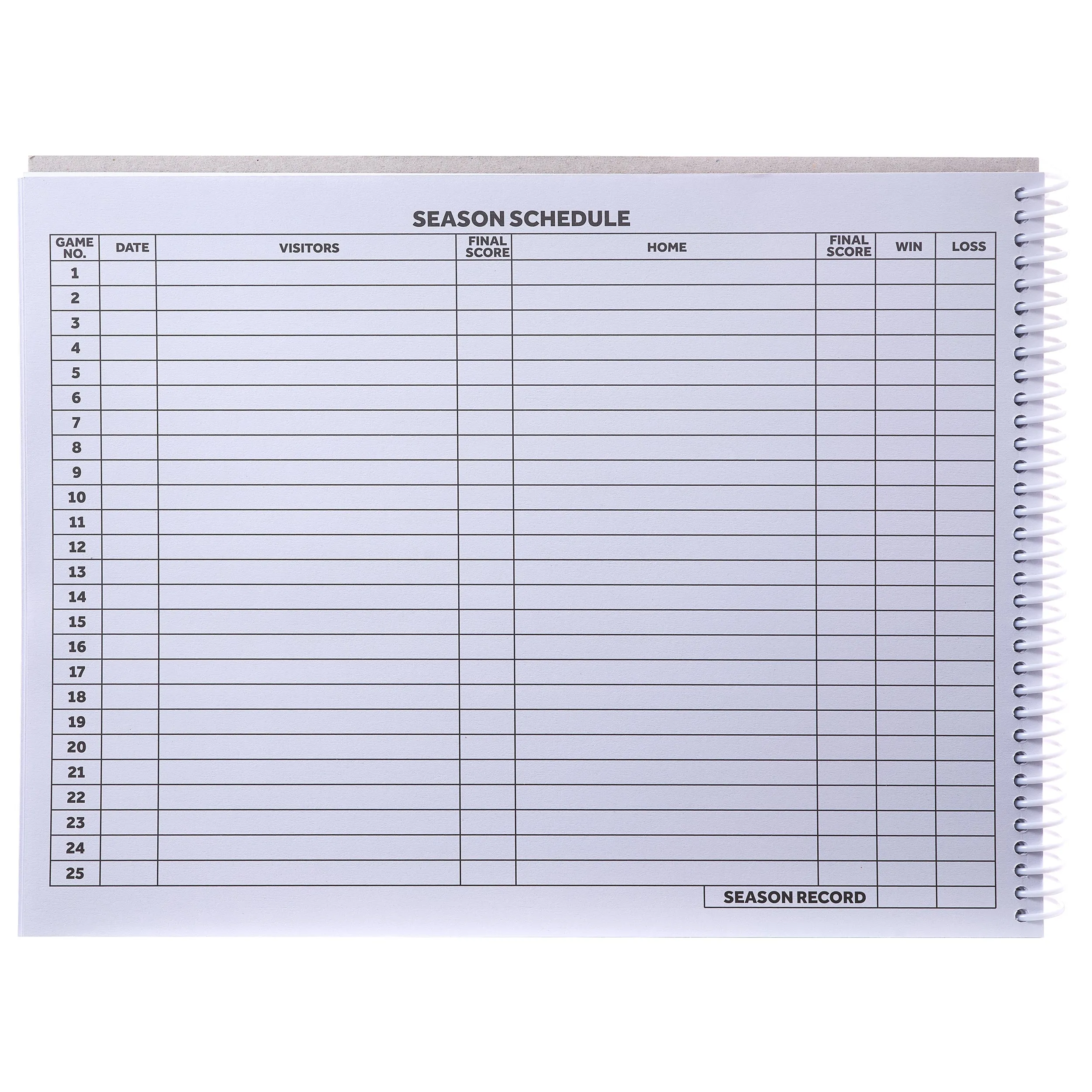 Elite Basketball Scorebook - 50 Games