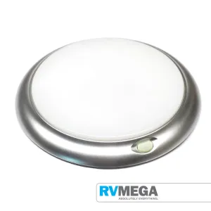 Interior Round Silver Light 84 LED Warm White   12 Blue