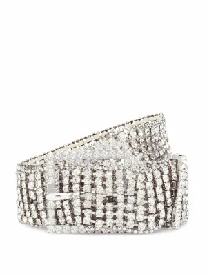 Joia crystal-embellished belt