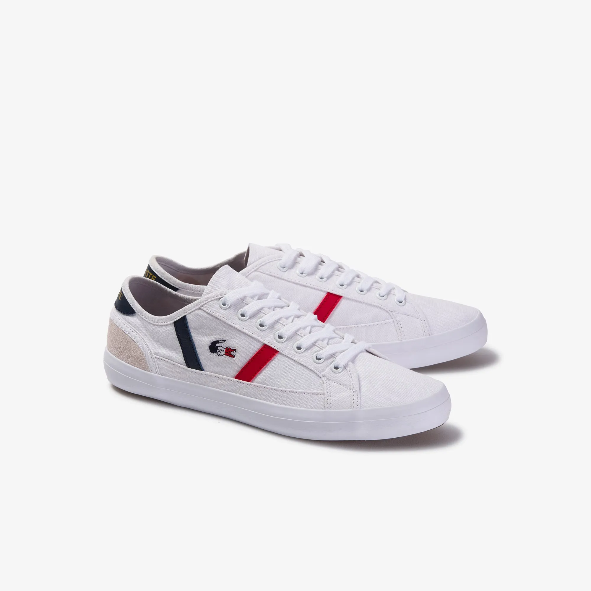 Lacoste Sideline Tri2 Cma Sneakers - White/Navy/Red