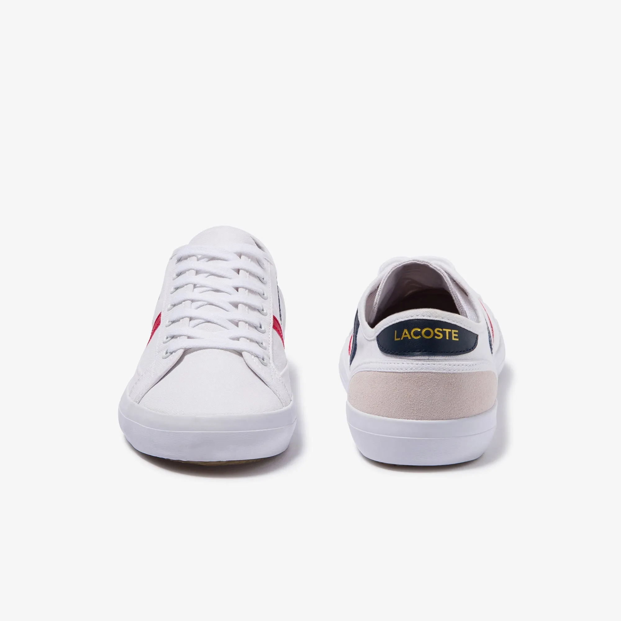 Lacoste Sideline Tri2 Cma Sneakers - White/Navy/Red