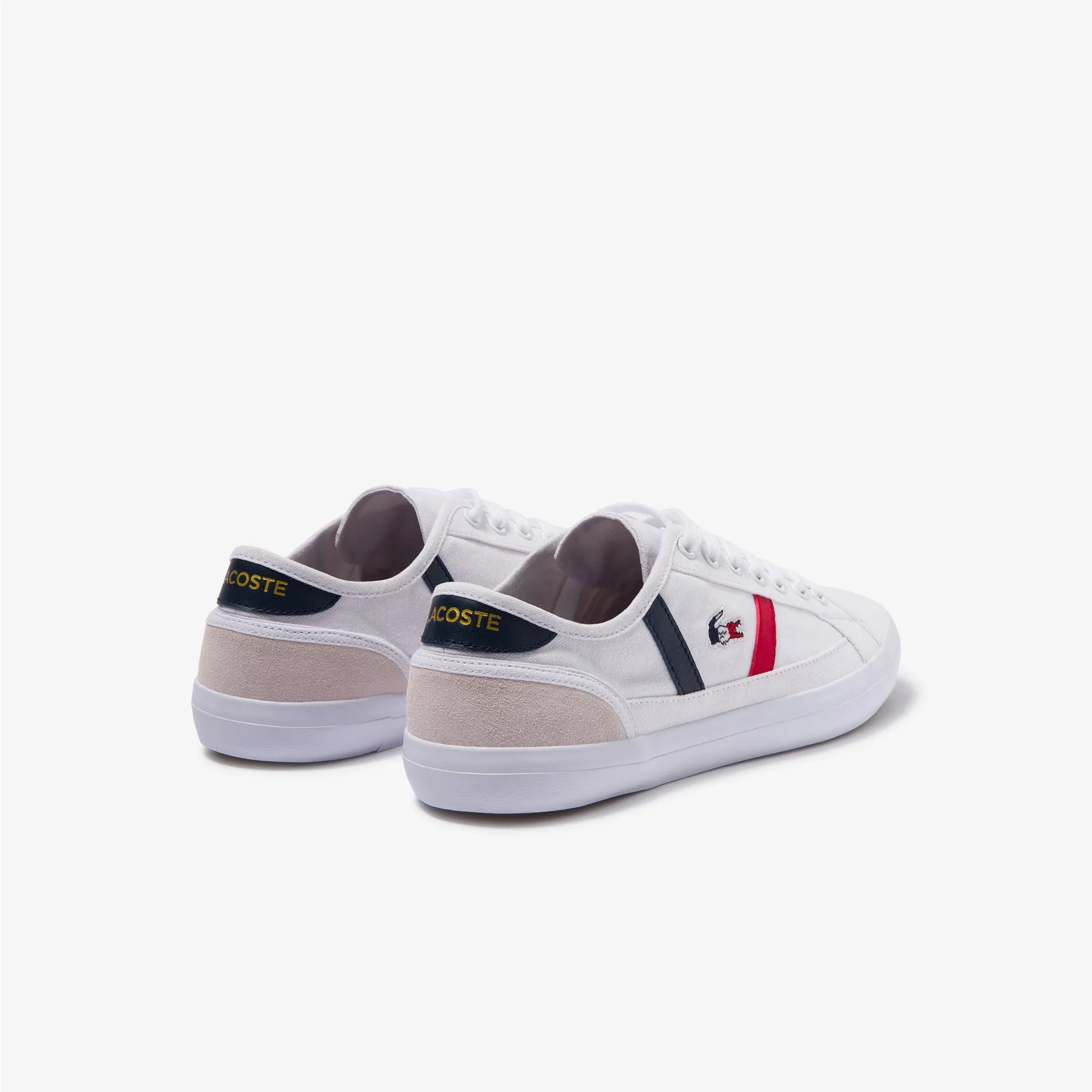 Lacoste Sideline Tri2 Cma Sneakers - White/Navy/Red
