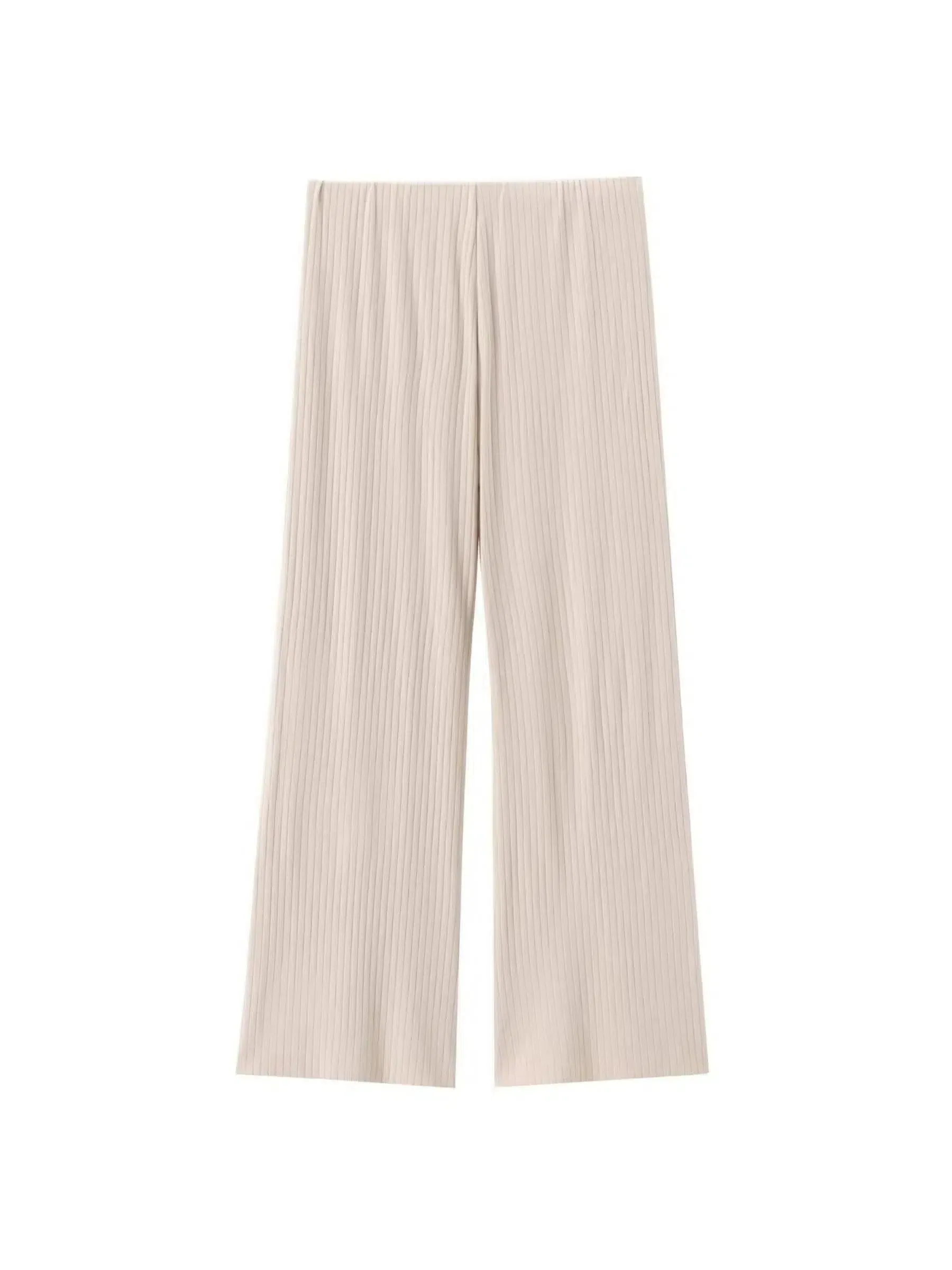 Leandra – Ribbed texture – Casual pants