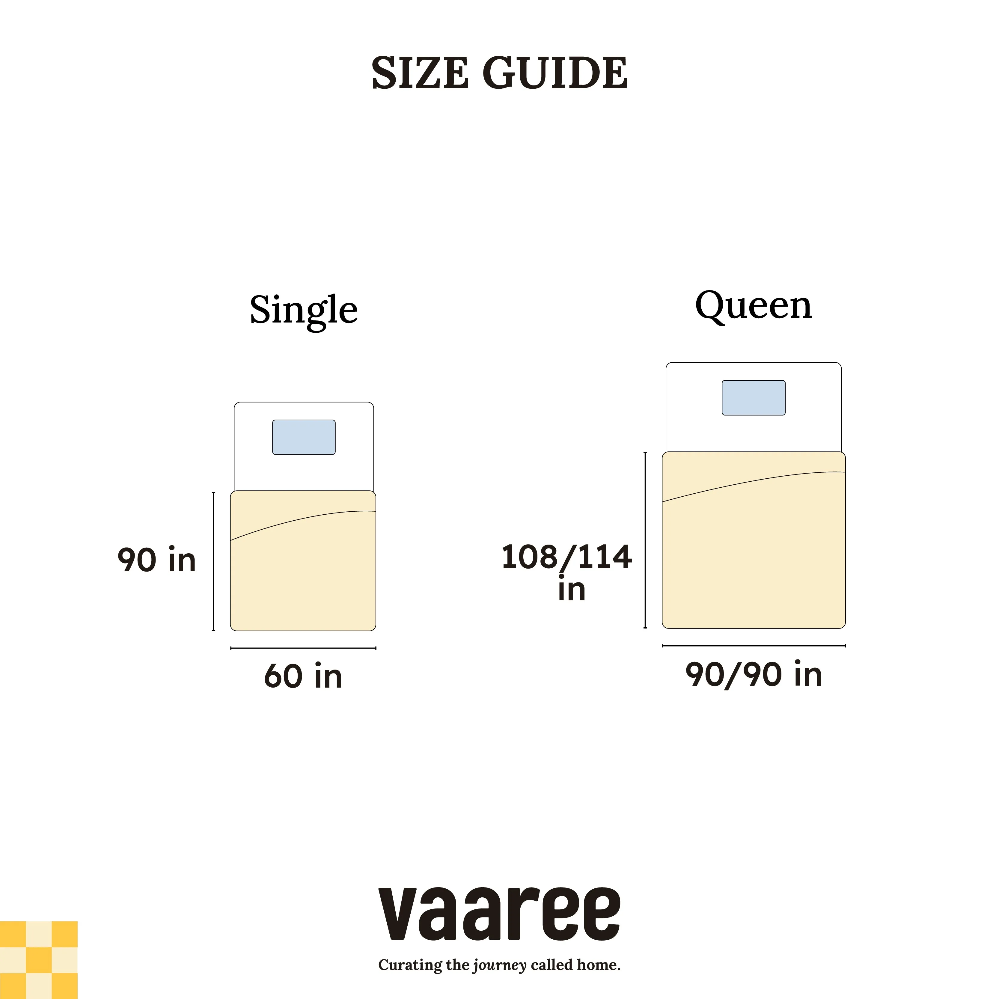 Luciana Floral Printed Bedsheet - Yellow