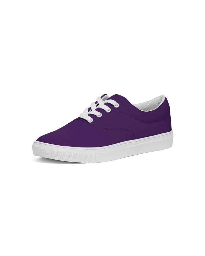 Medium Dark Violet Women's Canvas Sneakers | Women's | Medium Dark Pure Violet | C75M100Y0K60