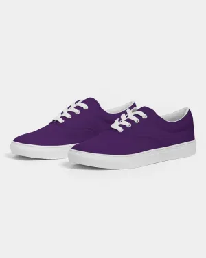 Medium Dark Violet Women's Canvas Sneakers | Women's | Medium Dark Pure Violet | C75M100Y0K60