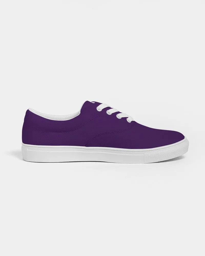 Medium Dark Violet Women's Canvas Sneakers | Women's | Medium Dark Pure Violet | C75M100Y0K60