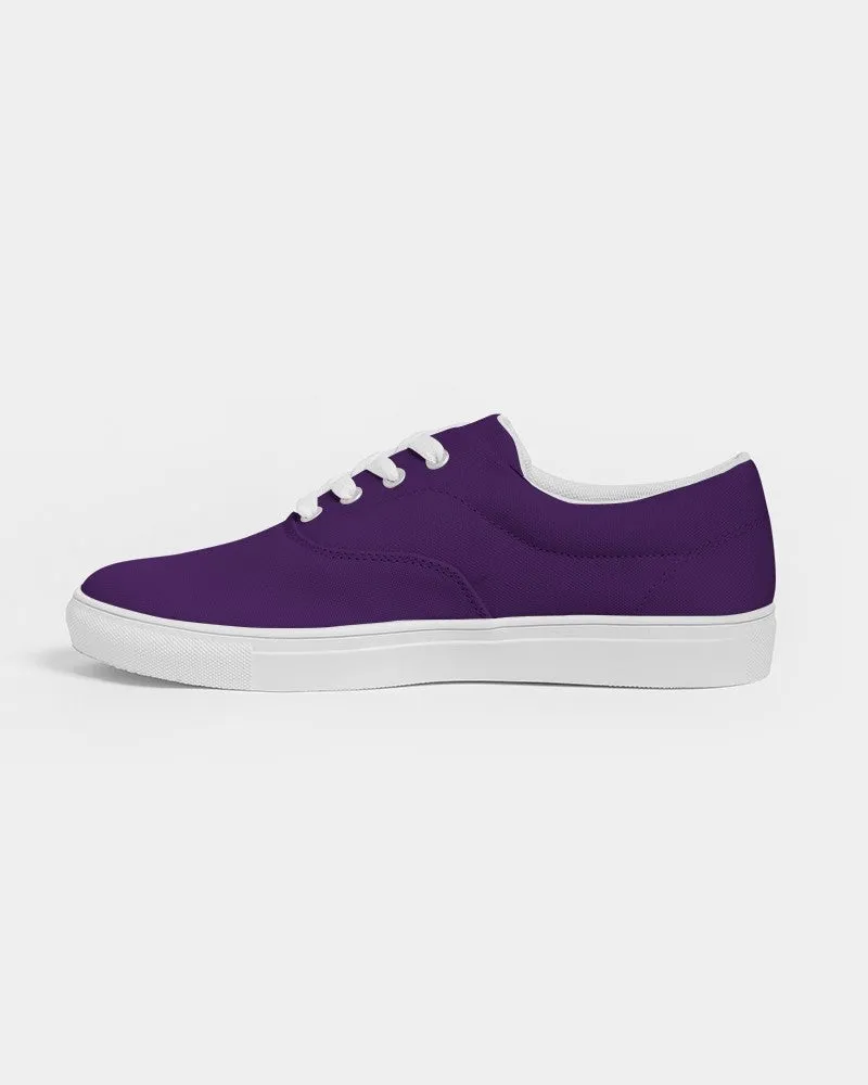 Medium Dark Violet Women's Canvas Sneakers | Women's | Medium Dark Pure Violet | C75M100Y0K60