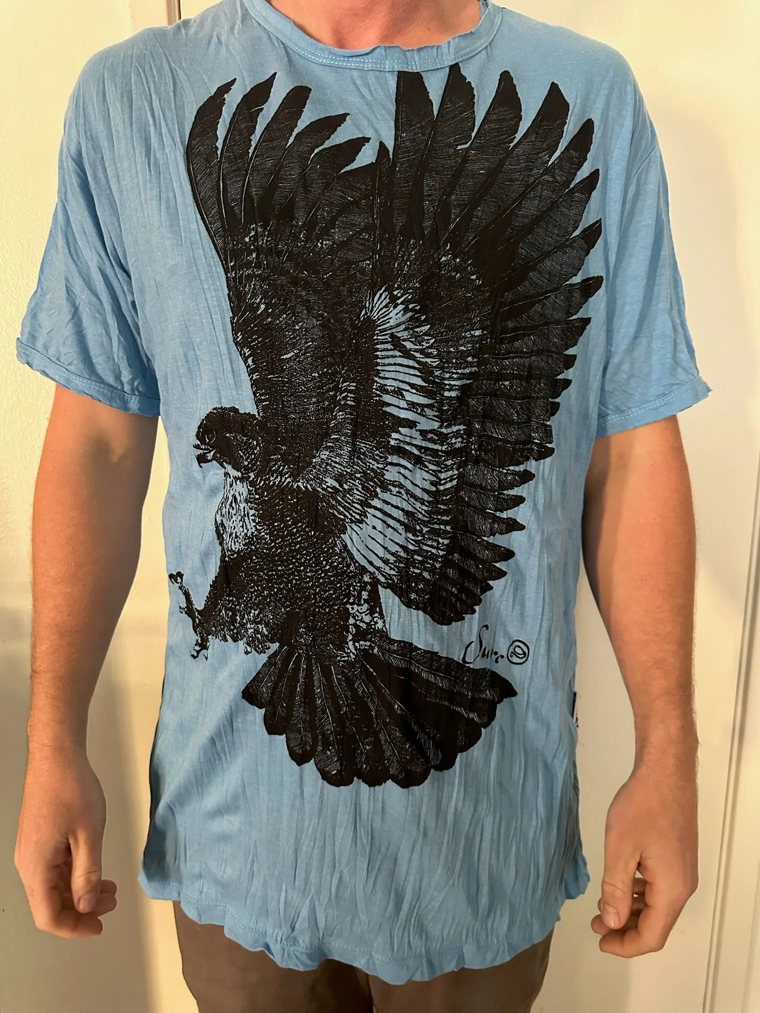 Men's Printed Hawk T-Shirt