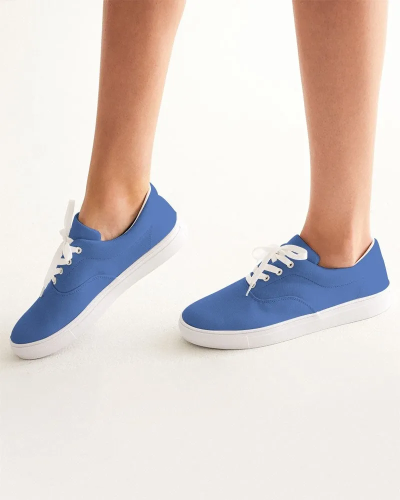 Midtone Blue Canvas Sneakers | Women's | C80M60Y0K0