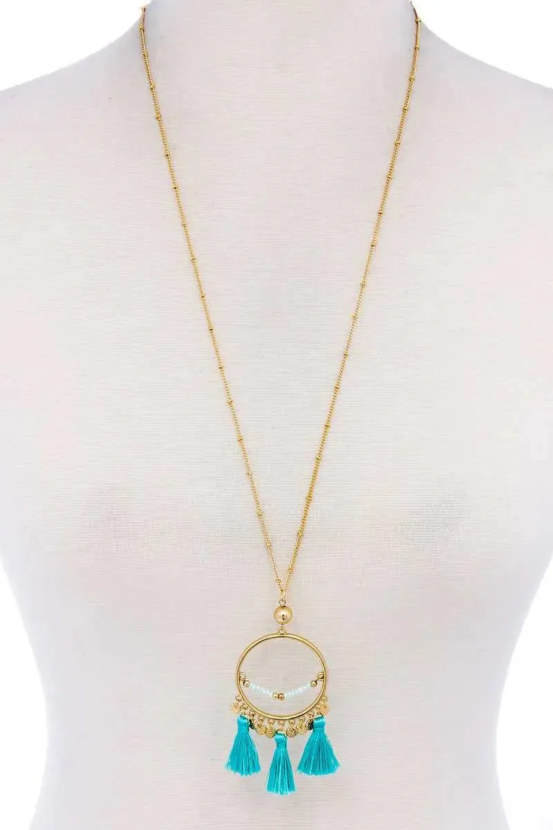 Modern Fashion Cute Tassel Pendant Necklace