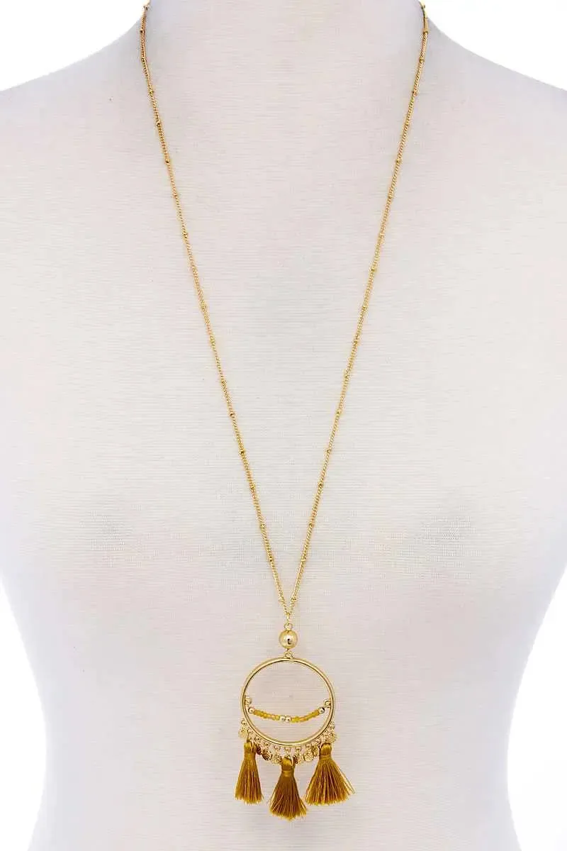 Modern Fashion Cute Tassel Pendant Necklace