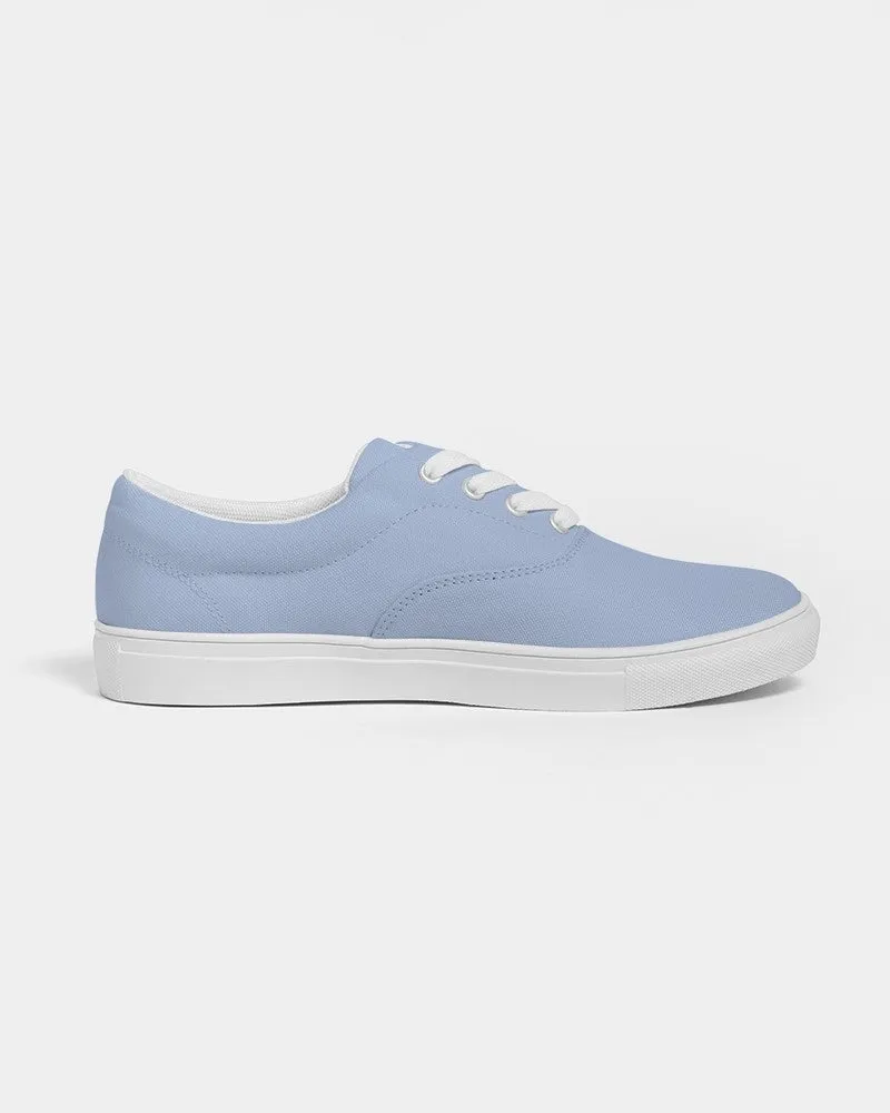 Pale Pastel Blue Men's Canvas Sneakers | Men's | Bright Pale Pastel Blue | C30M15Y0K0