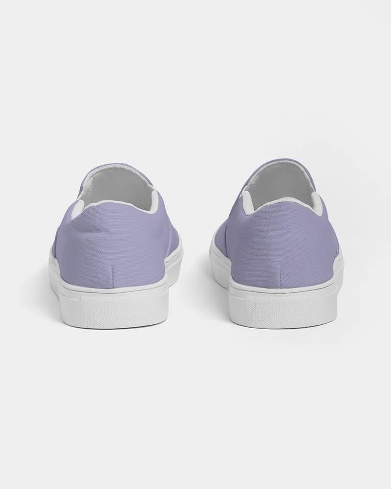 Pale Pastel Blue Slip-On Canvas Sneakers | Men's | Bright Pale Pastel Blue | C30M30Y0K0