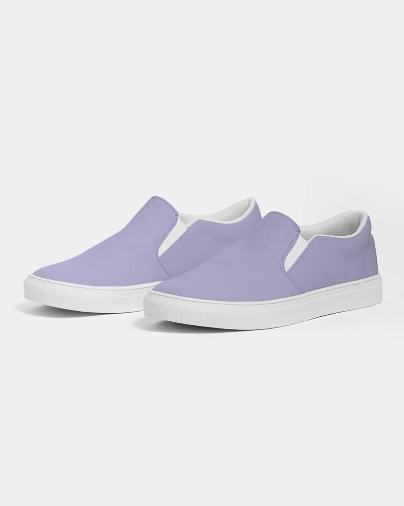 Pale Pastel Blue Slip-On Canvas Sneakers | Men's | Bright Pale Pastel Blue | C30M30Y0K0