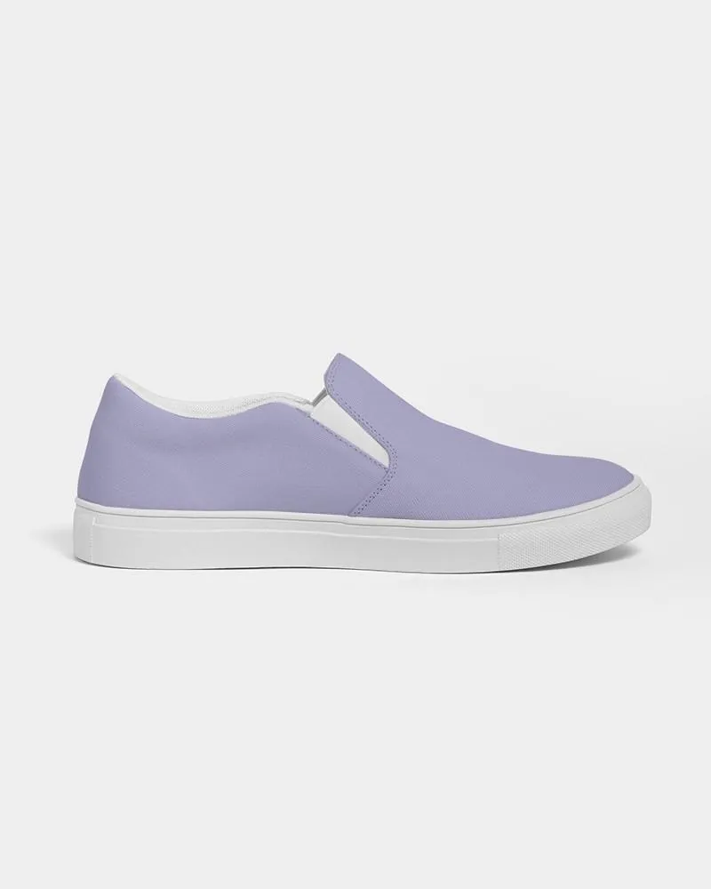 Pale Pastel Blue Slip-On Canvas Sneakers | Men's | Bright Pale Pastel Blue | C30M30Y0K0