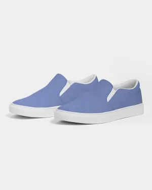Pastel Blue Slip-On Canvas Sneakers | Women's | Bright Pastel Blue | C60M45Y0K0